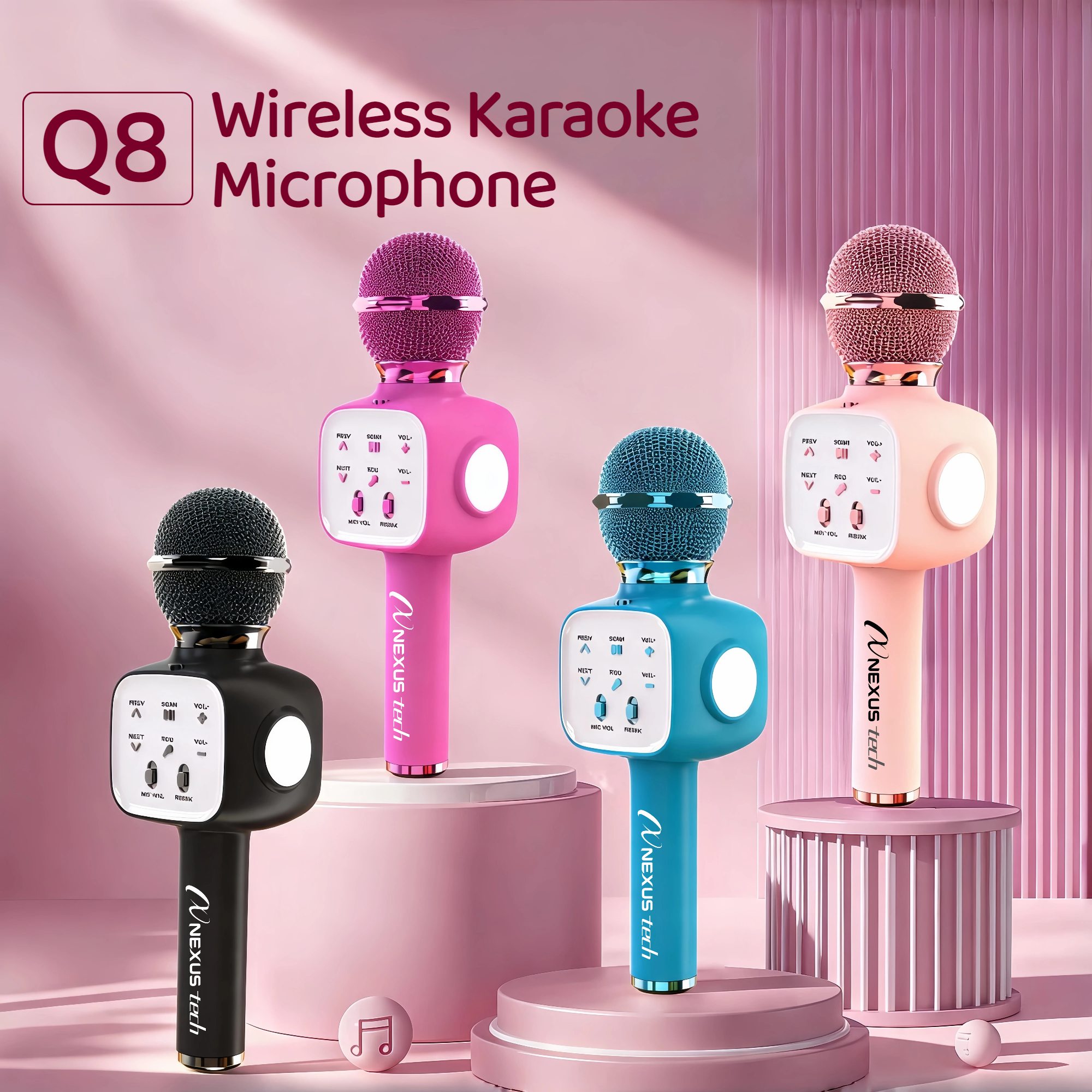Home Appliances - Wireless Bluetooth 5.2 Karaoke Microphone 5