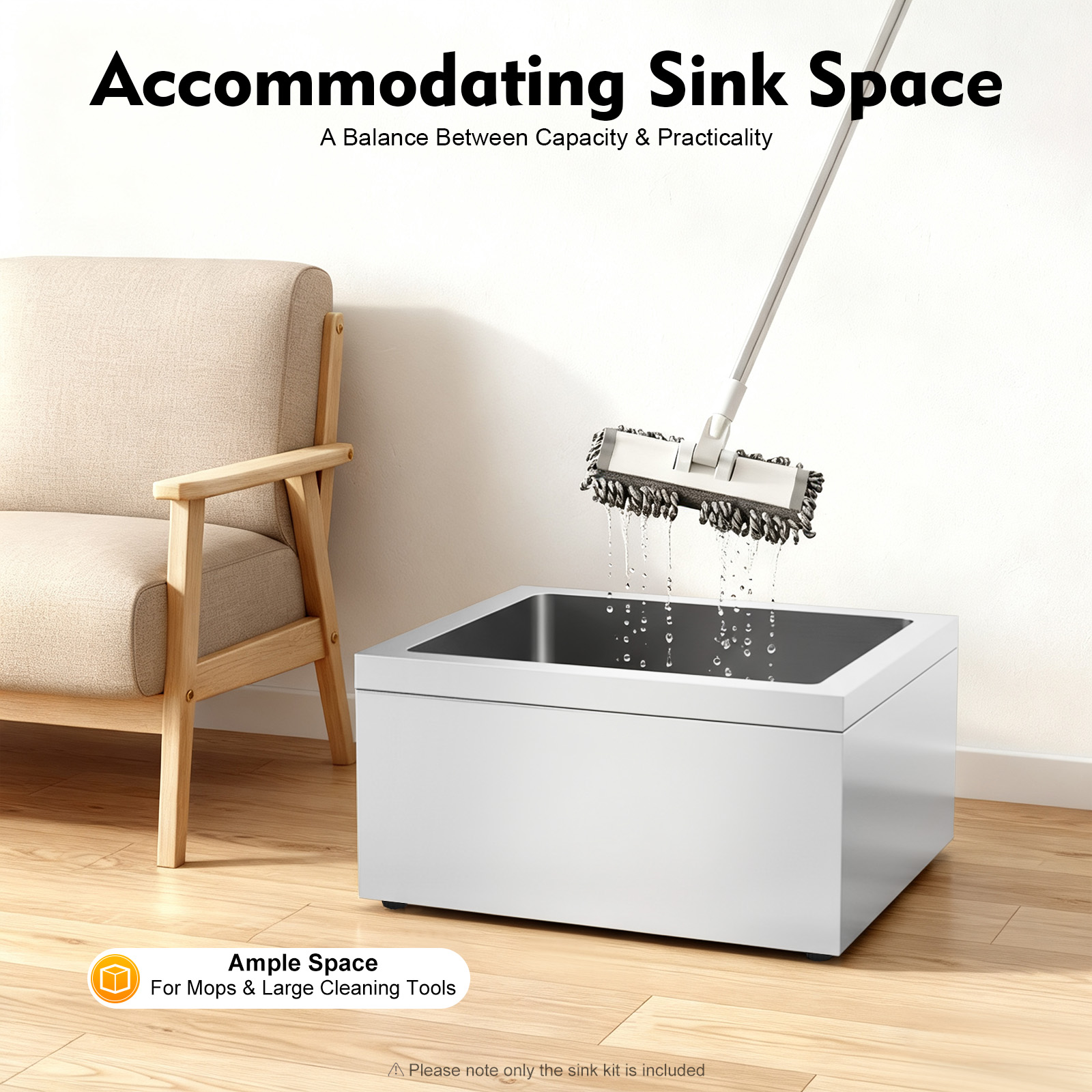 Stainless Steel Floor Mop Sink - đánh giá và giá Laundry